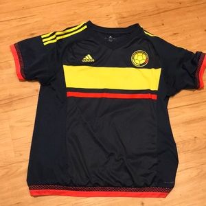 Adidas XL Mens Colombia Jersey Gd condition small mark